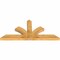 Ekena Millwork Richland Rough Sawn Timber Gable Bracket, Western Red Cedar, 72"W x 33"H x 4"D x 6"F, 11/12 Pitch GBW072X33X0406RIC00RWR - alternate 2